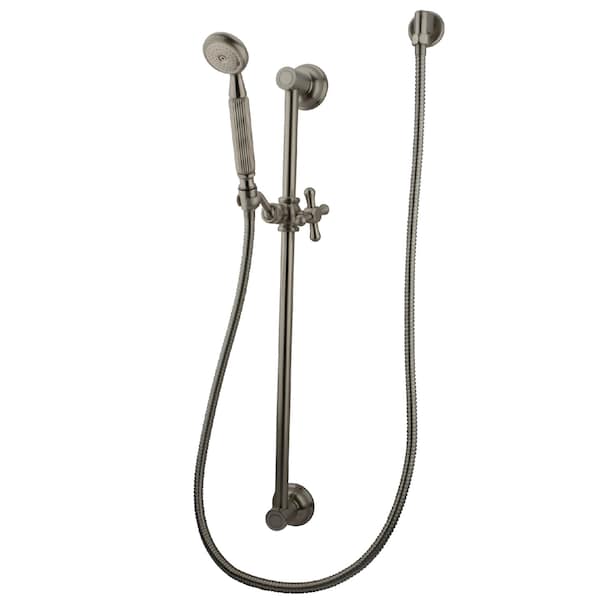 Shower Combo, Brushed Nickel, Wall Mount